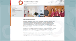 Desktop Screenshot of hausarzt-dr-bucher.de
